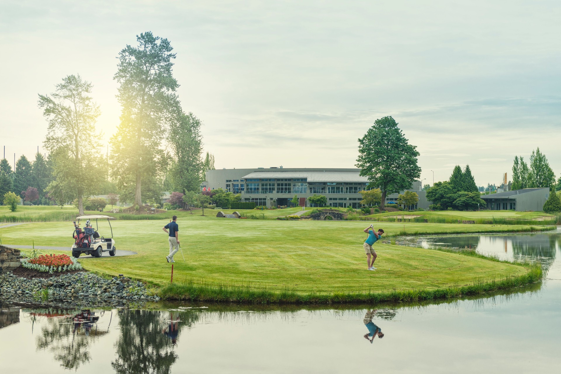 Morning or Evening Golfers